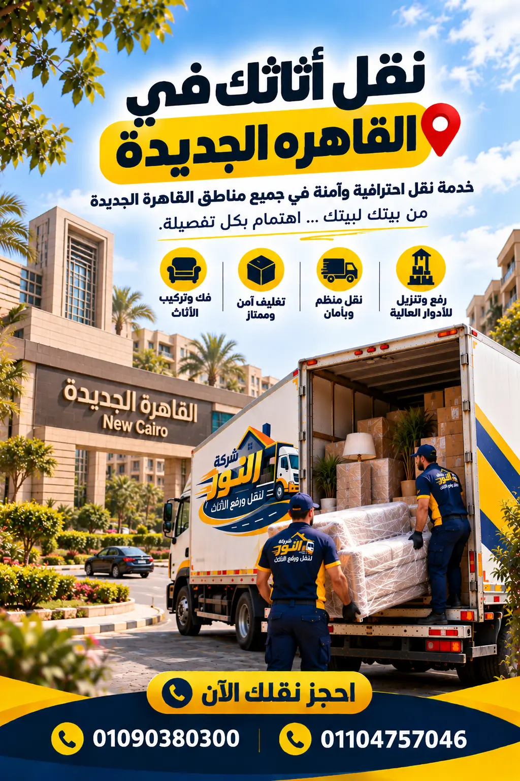 شركة نقل أثاث وعفش في القاهرة الجديدة