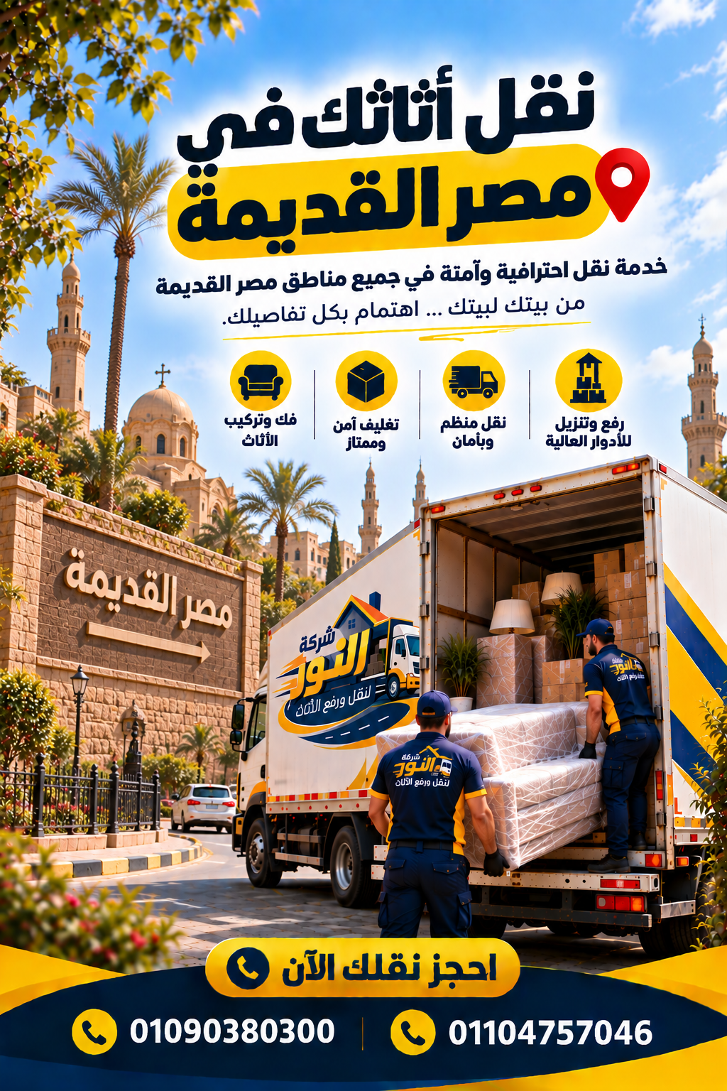 شركة نقل أثاث وعفش في مصر القديمة