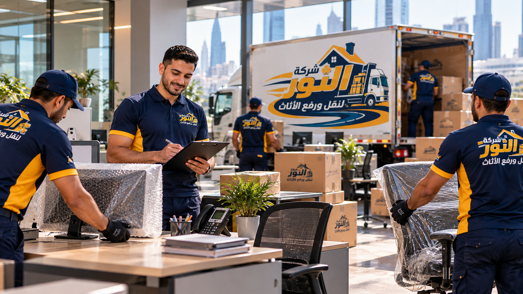 نقل أثاث الشركات والمكاتب